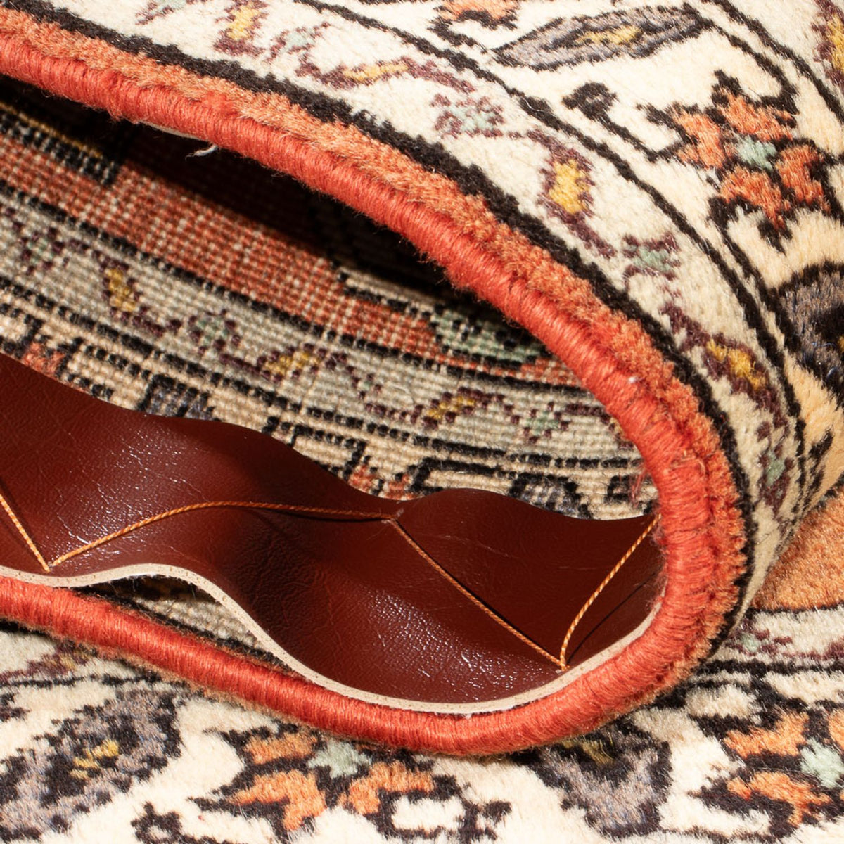 Perski dywan - Nomadyczny - 89 x 71 cm - pomarańczowy