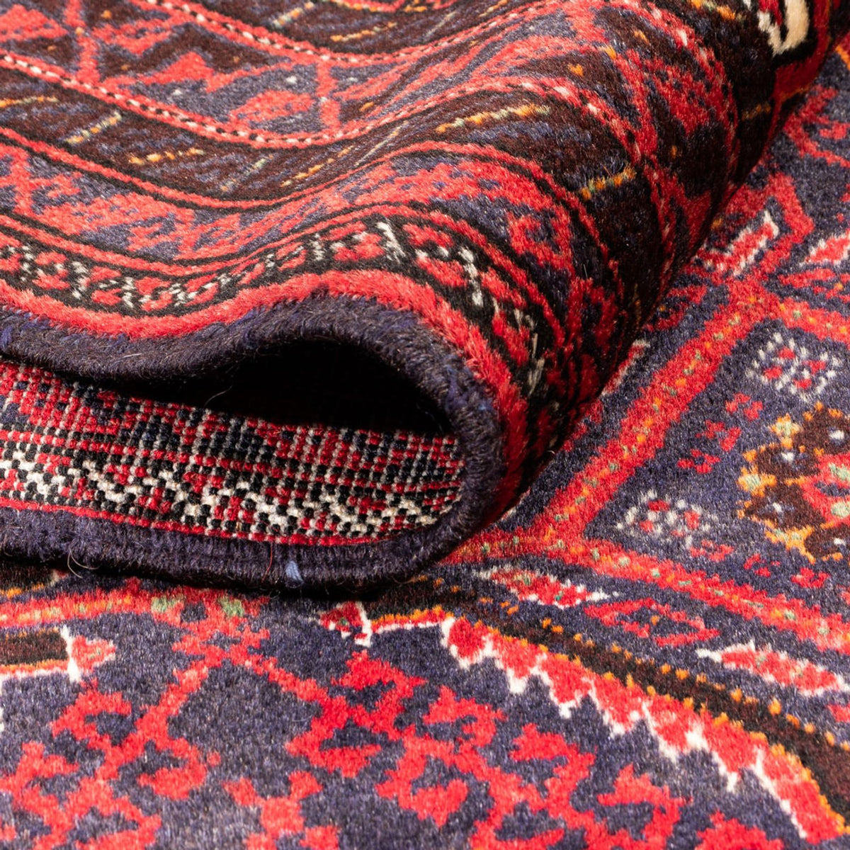 Dywan beludżycki - 170 x 92 cm - ciemna czerwień