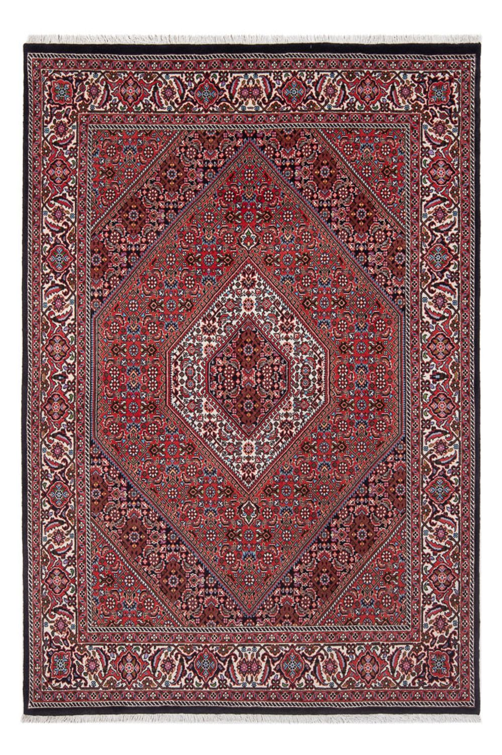 Perski dywan - Bijar - Royal - 207 x 142 cm - ciemna czerwień
