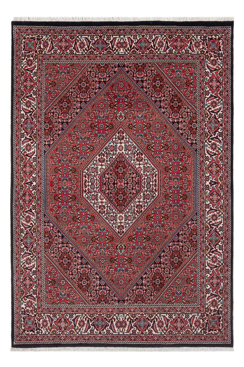 Perski dywan - Bijar - Royal - 207 x 142 cm - ciemna czerwień