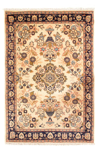 Perski dywan - Bijar - Royal - 90 x 60 cm - kremowy