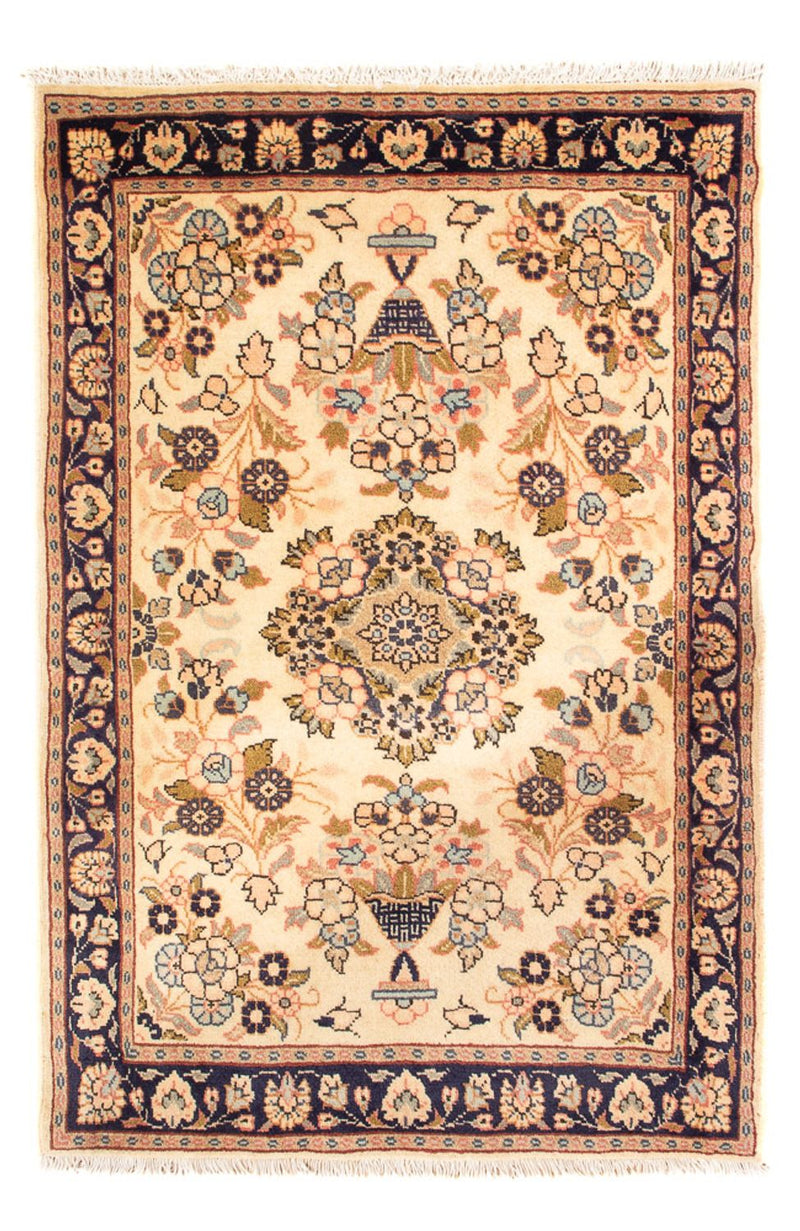 Perski dywan - Bijar - Royal - 90 x 60 cm - kremowy