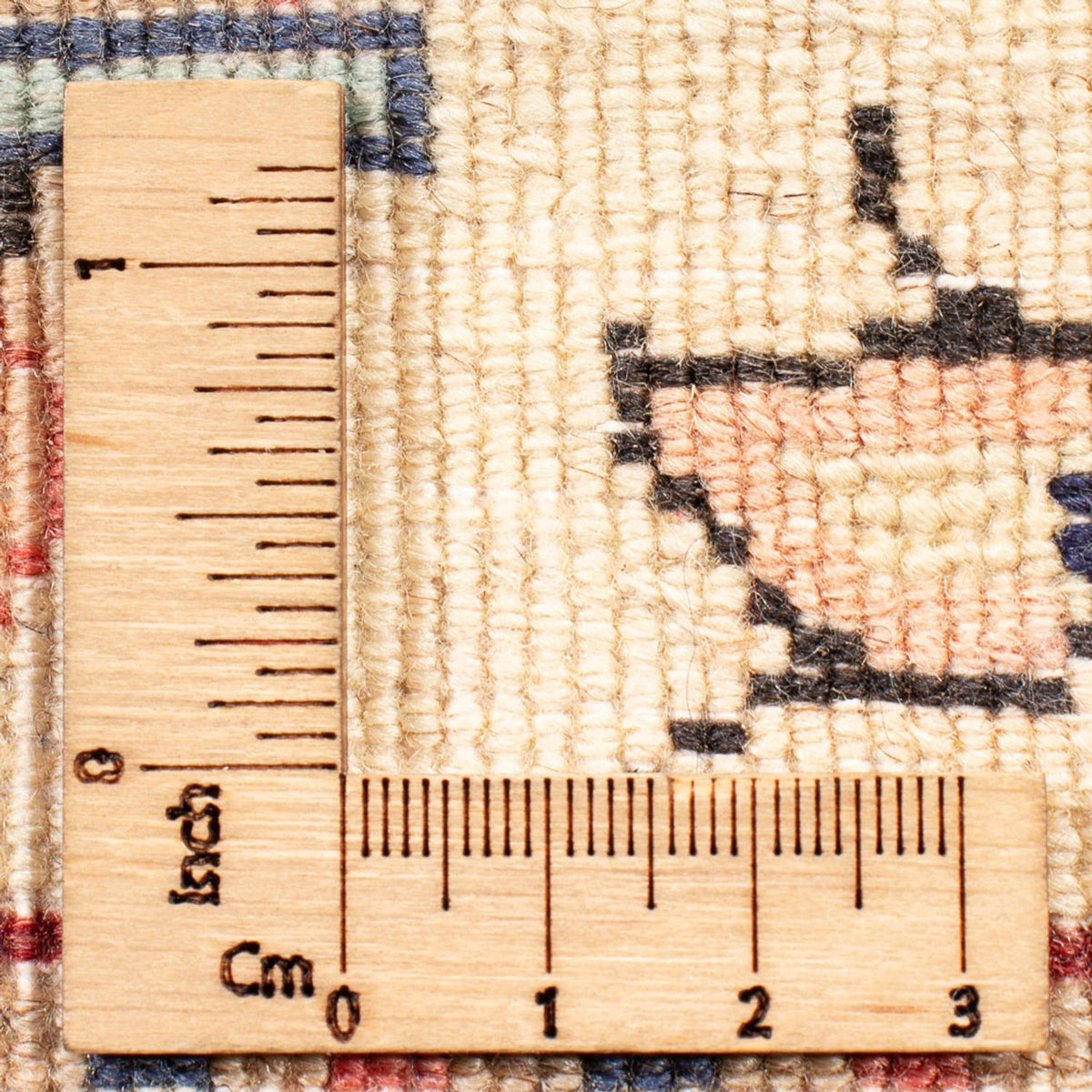 Perski dywan - Bijar - Royal - 90 x 60 cm - kremowy