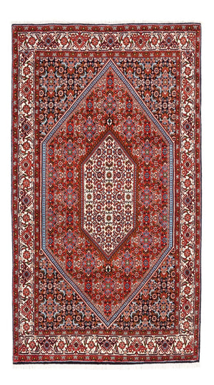 Perski dywan - Bijar - Royal - 182 x 110 cm - czerwony