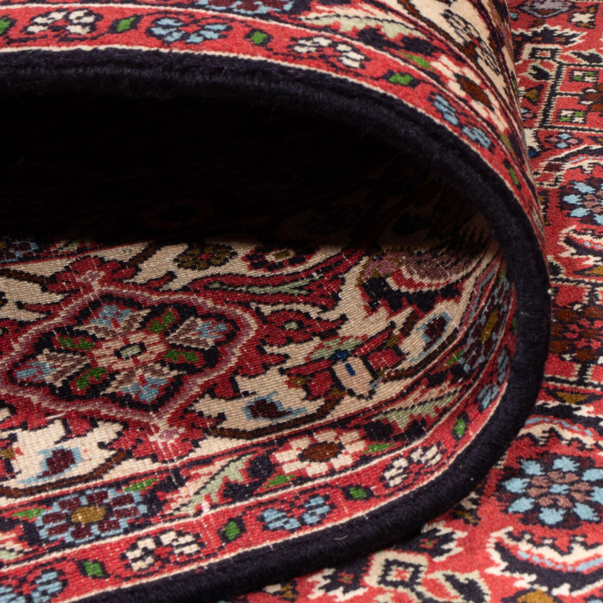 Perski dywan - Bijar - Royal - 342 x 252 cm - ciemna czerwień