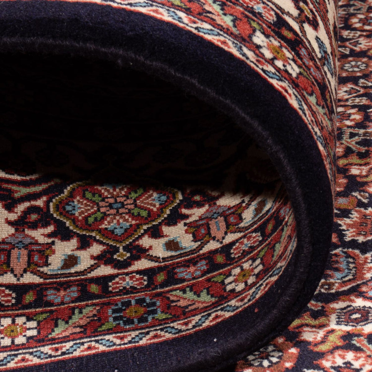 Perski dywan - Bijar - Royal - 300 x 248 cm - ciemnoniebieski