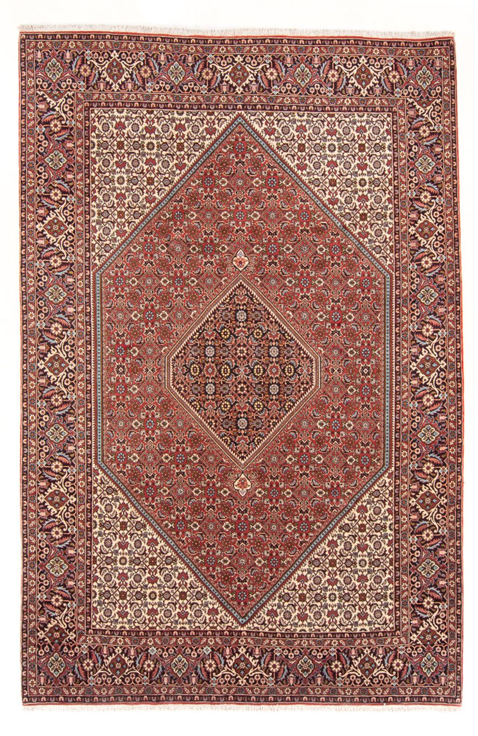 Perski dywan - Bijar - Royal - 307 x 203 cm - czerwony