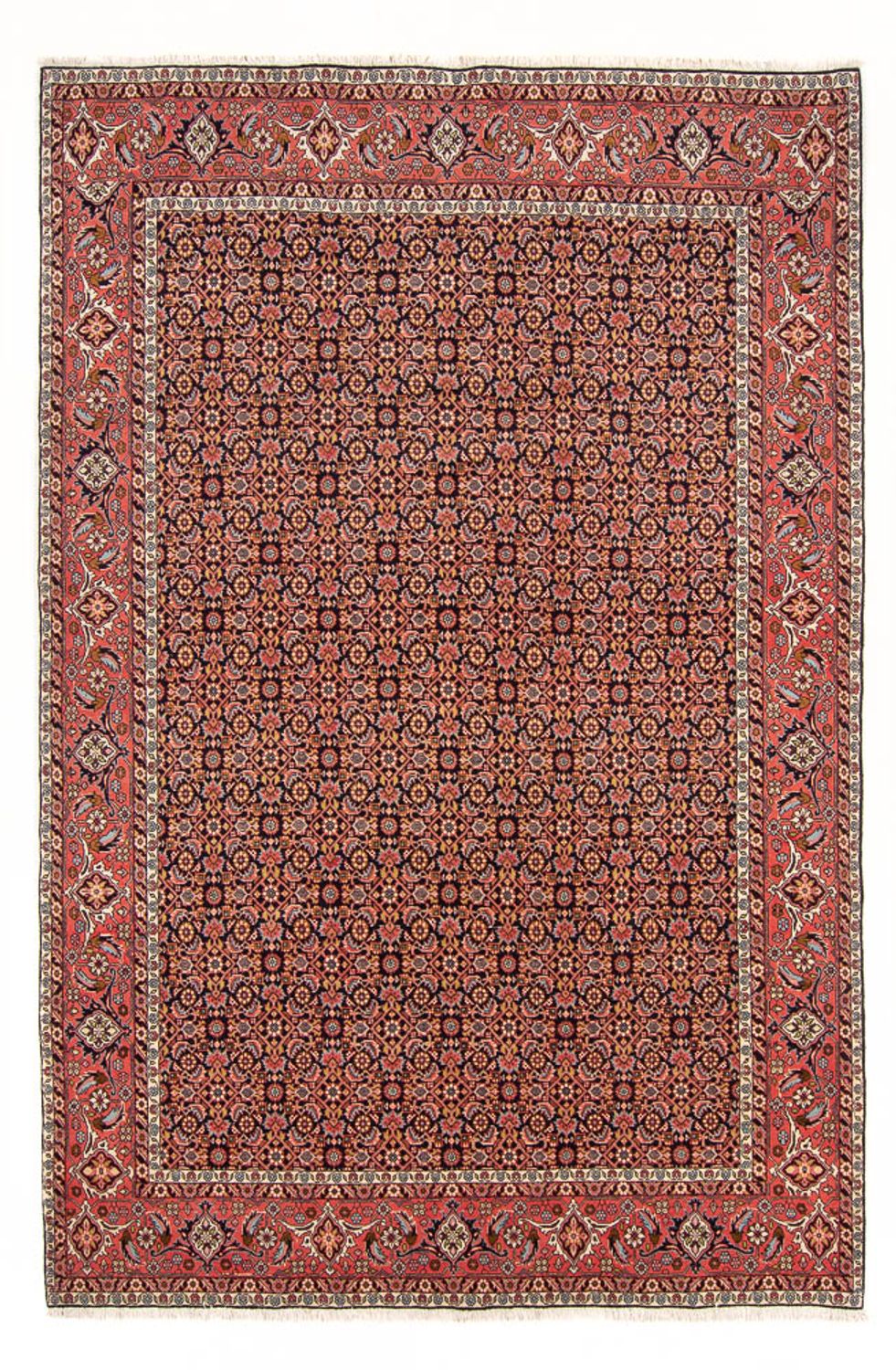 Perski dywan - Bijar - Royal - 302 x 200 cm - czerwony