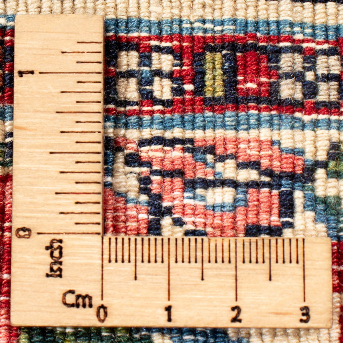 Perski dywan - Bijar - Royal kwadratowy  - 70 x 70 cm - kremowy