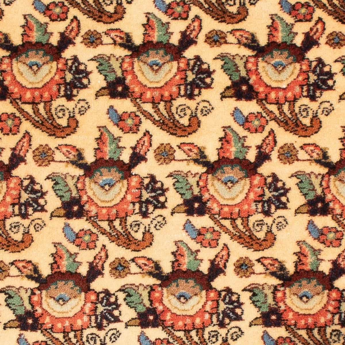 Perski dywan - Bijar - Royal - 90 x 73 cm - kremowy