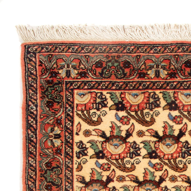 Perski dywan - Bijar - Royal - 90 x 73 cm - kremowy