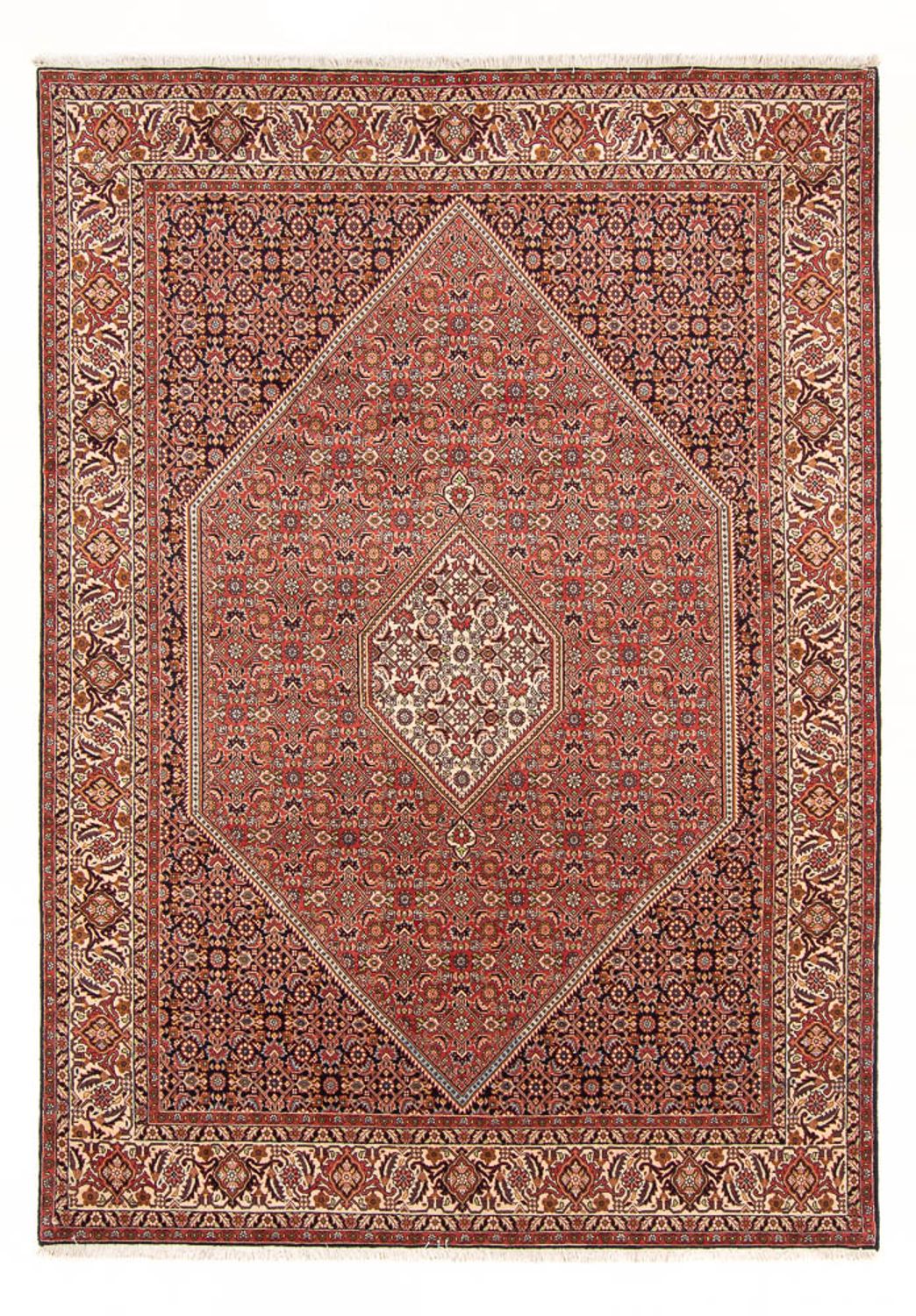 Perski dywan - Bijar - Royal - 293 x 197 cm - czerwony