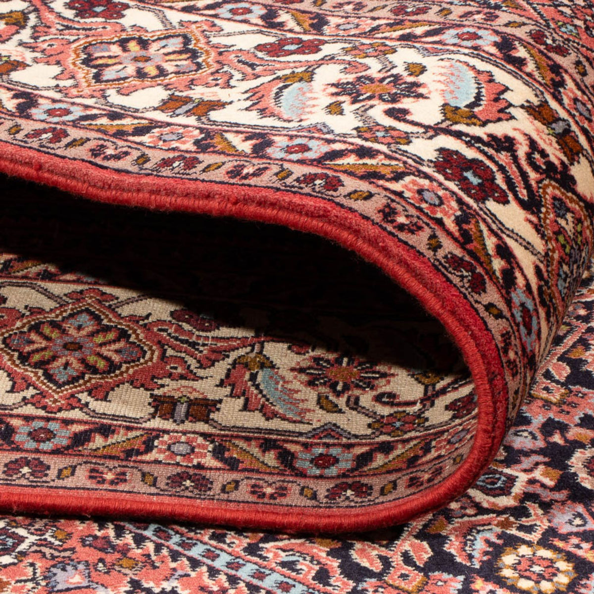 Perski dywan - Bijar - Royal - 295 x 197 cm - ciemnoniebieski