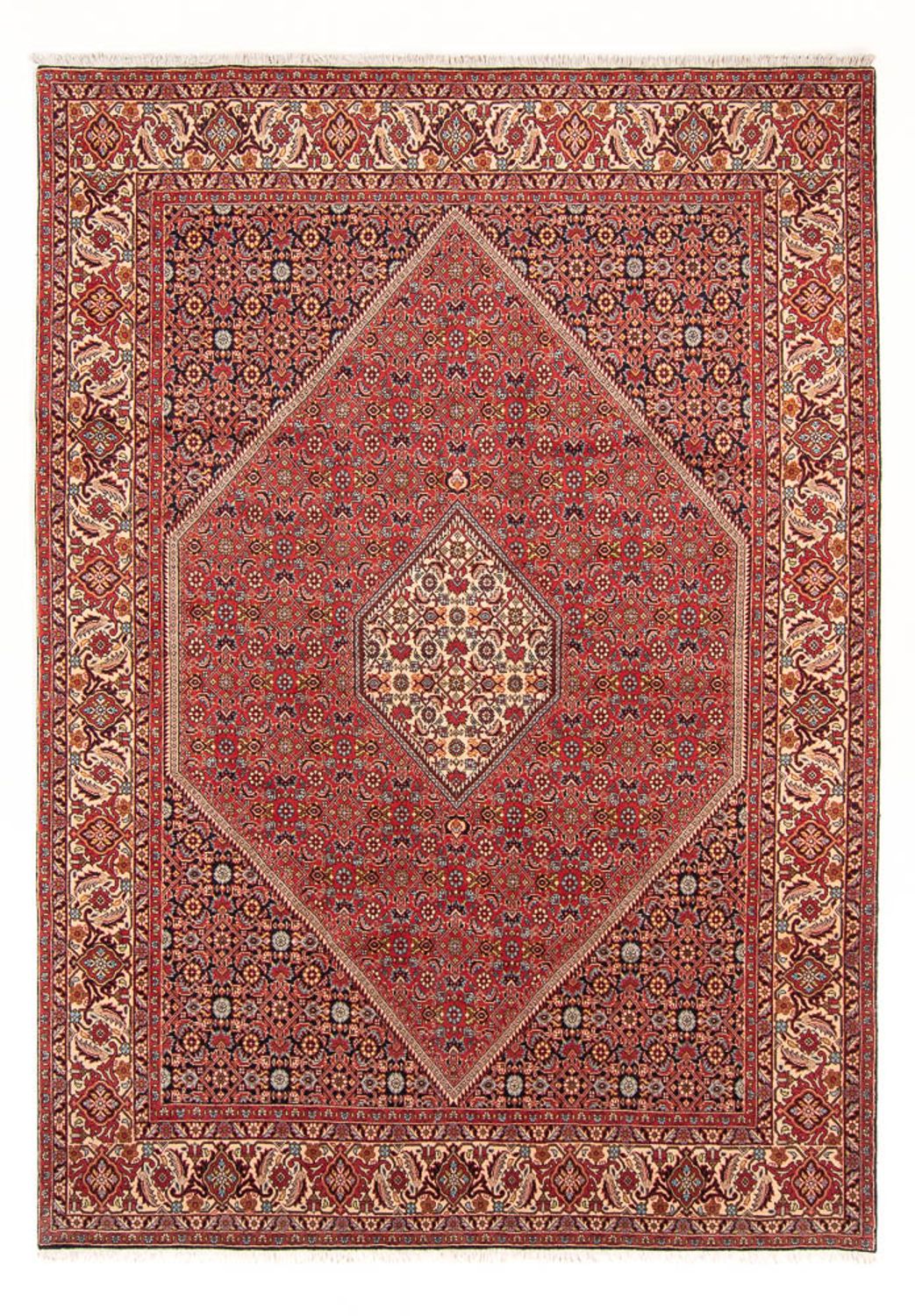 Perski dywan - Bijar - Royal - 293 x 206 cm - czerwony