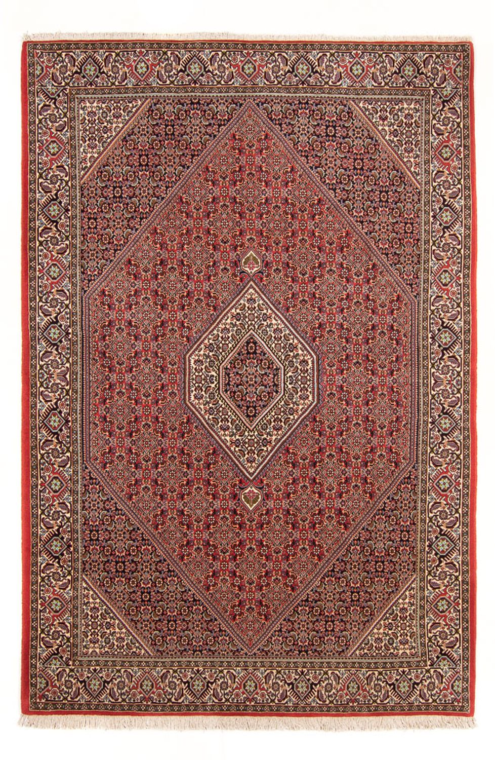 Perski dywan - Bijar - Royal - 294 x 200 cm - czerwony