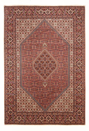 Perski dywan - Bijar - Royal - 296 x 197 cm - czerwony