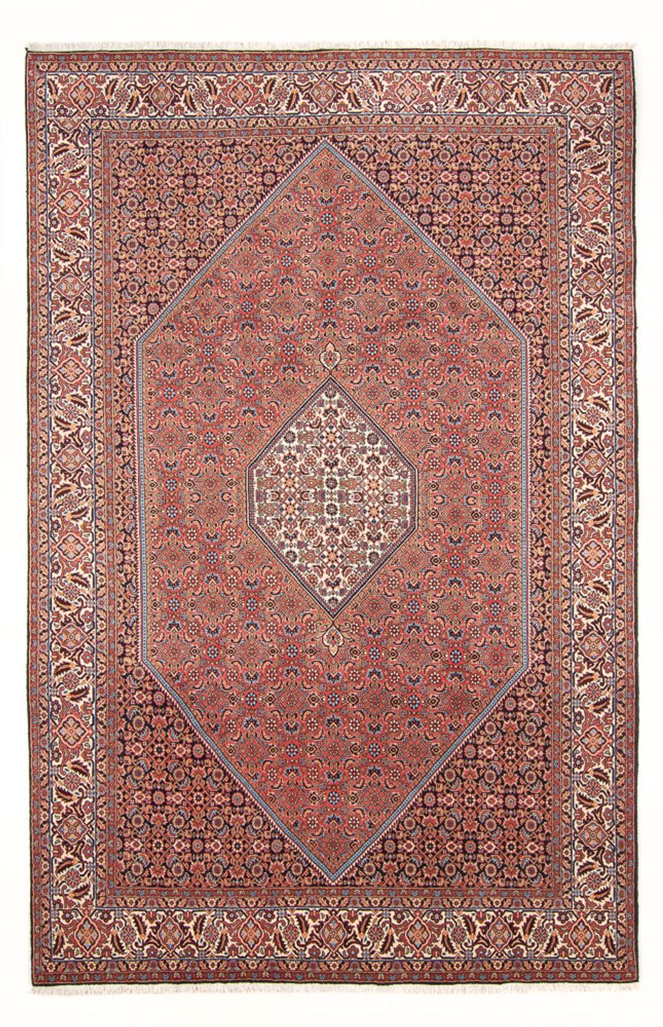 Perski dywan - Bijar - Royal - 303 x 200 cm - czerwony