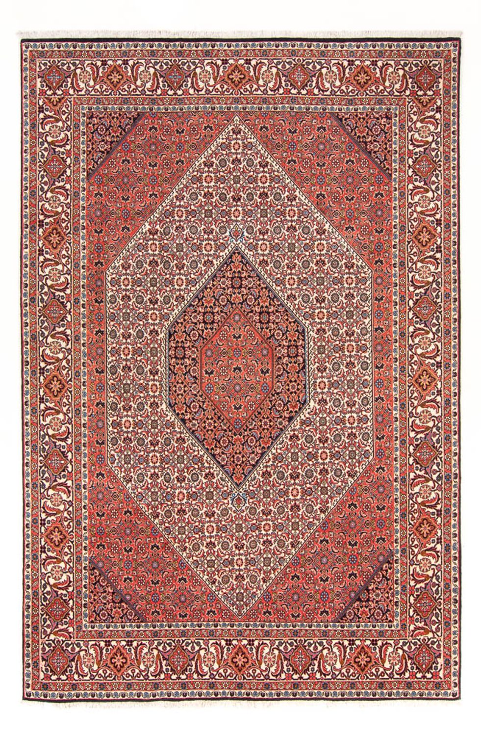 Perski dywan - Bijar - Royal - 303 x 200 cm - czerwony