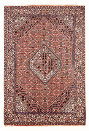 Perski dywan - Bijar - Royal - 291 x 202 cm - czerwony