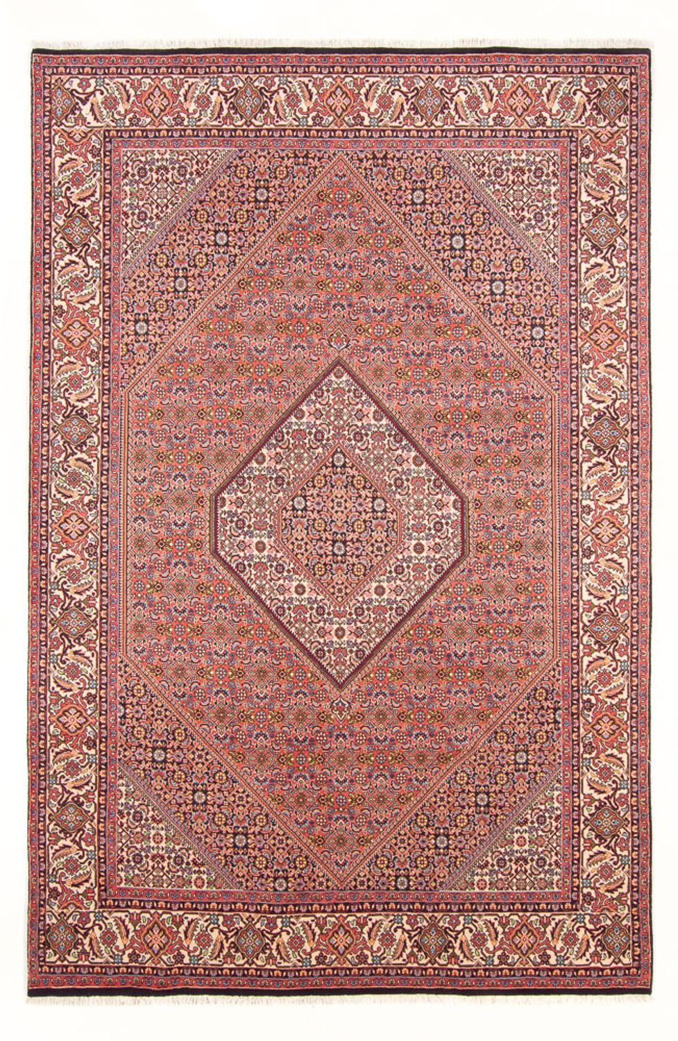 Perski dywan - Bijar - Royal - 297 x 198 cm - czerwony