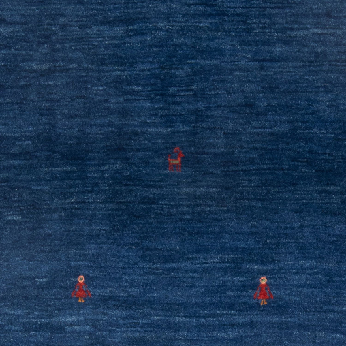 Dywan Gabbeh - perski - 162 x 100 cm - ciemnoniebieski