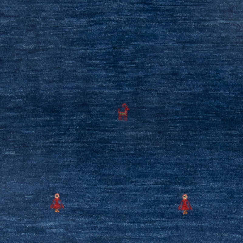 Dywan Gabbeh - perski - 162 x 100 cm - ciemnoniebieski