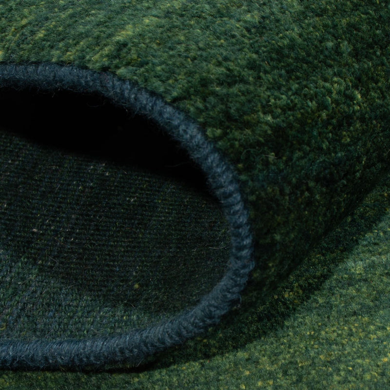 Dywan Gabbeh - perski - 151 x 104 cm - ciemna zieleń