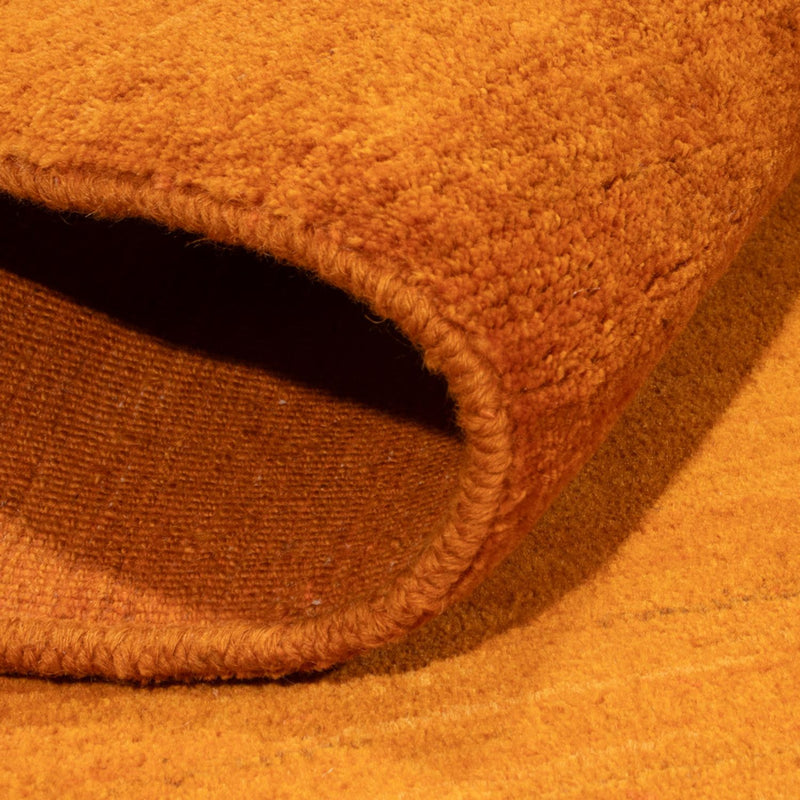 Dywan Gabbeh - perski - 128 x 100 cm - pomarańczowy