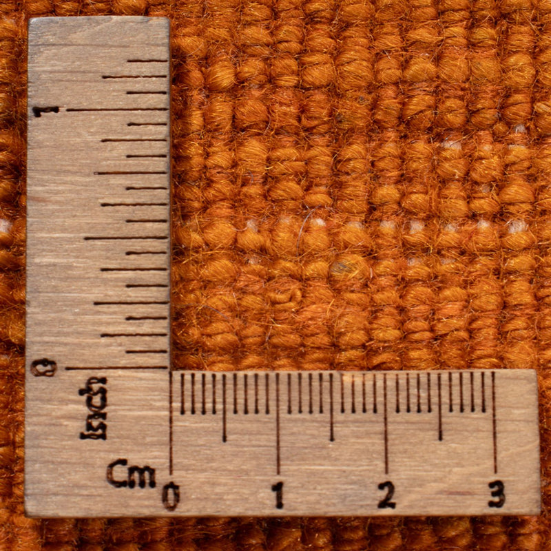 Dywan Gabbeh - perski - 128 x 100 cm - pomarańczowy