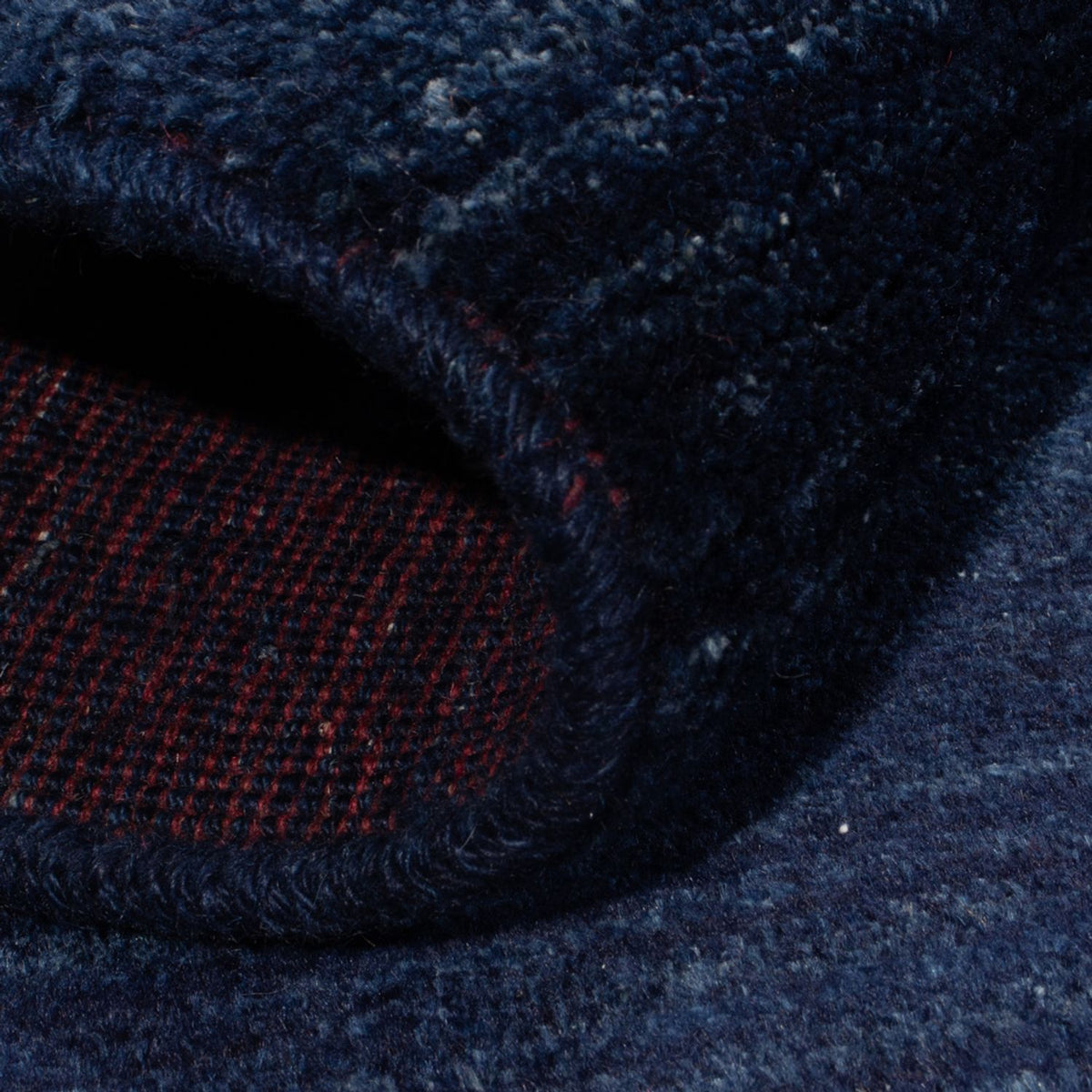 Dywan Gabbeh - perski - 162 x 108 cm - ciemnoniebieski