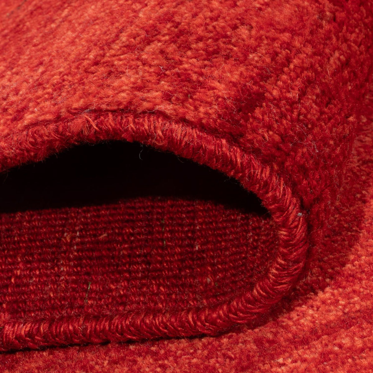 Dywan Gabbeh - perski - 152 x 112 cm - czerwony