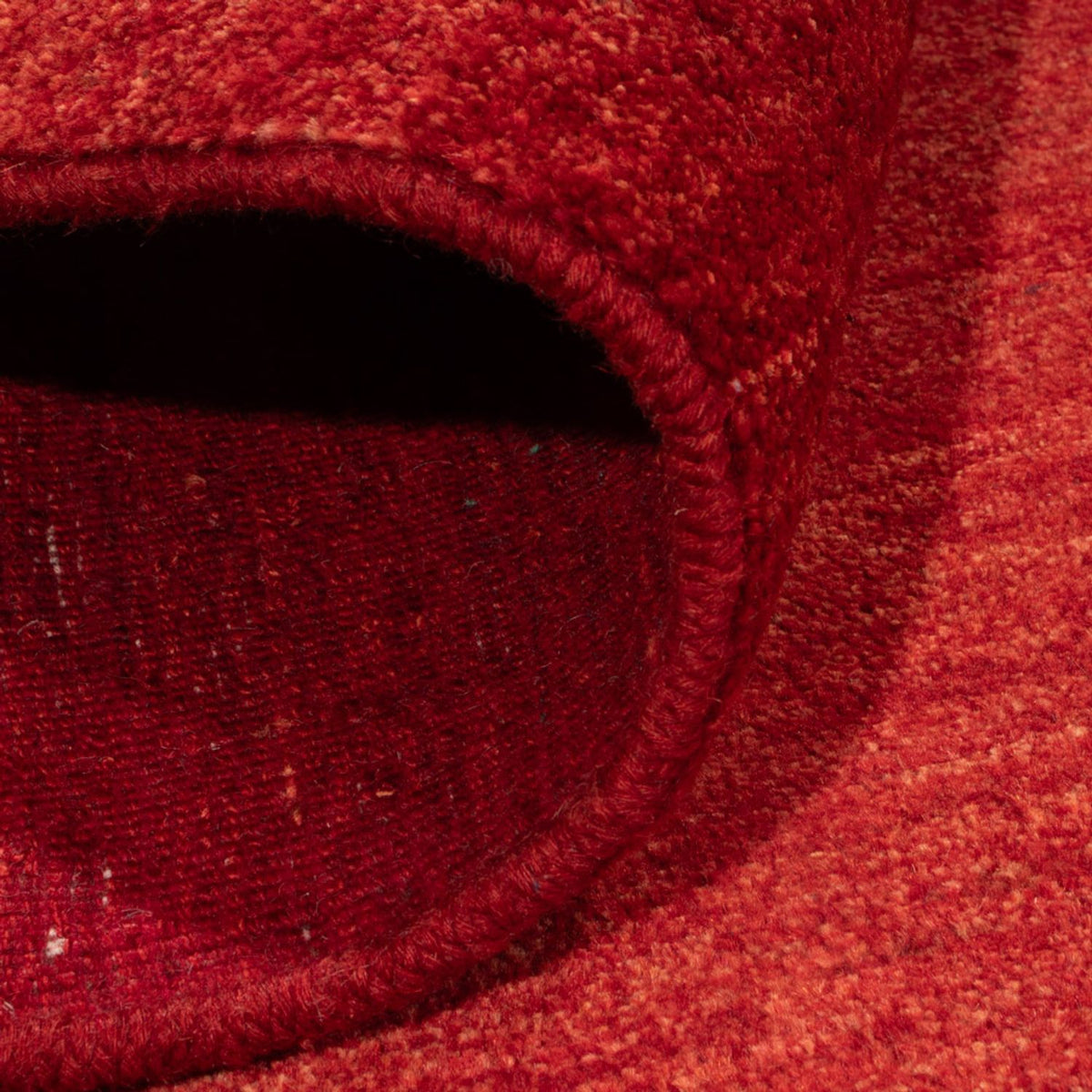 Dywan Gabbeh - perski - 143 x 101 cm - czerwony