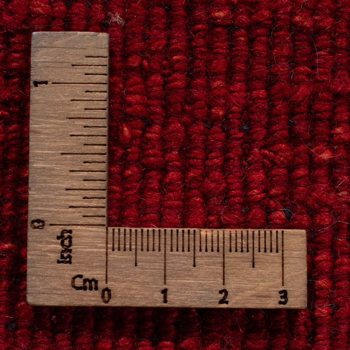 Dywan Gabbeh - perski - 143 x 101 cm - czerwony