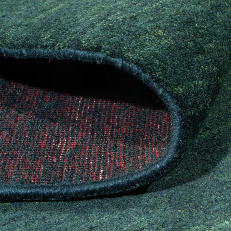 Dywan Gabbeh - perski - 178 x 115 cm - ciemna zieleń