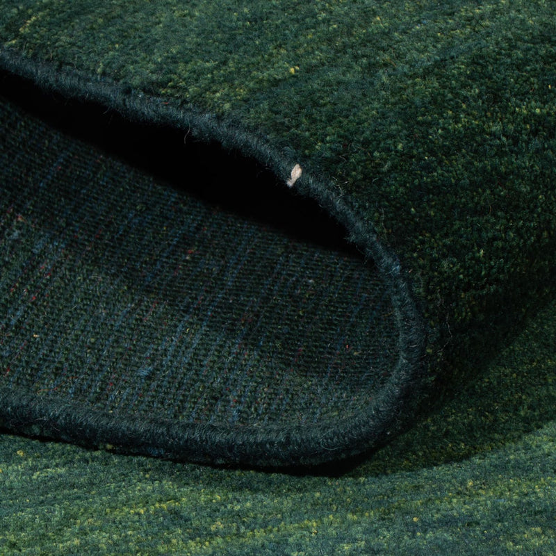 Dywan Gabbeh - perski - 175 x 122 cm - ciemna zieleń