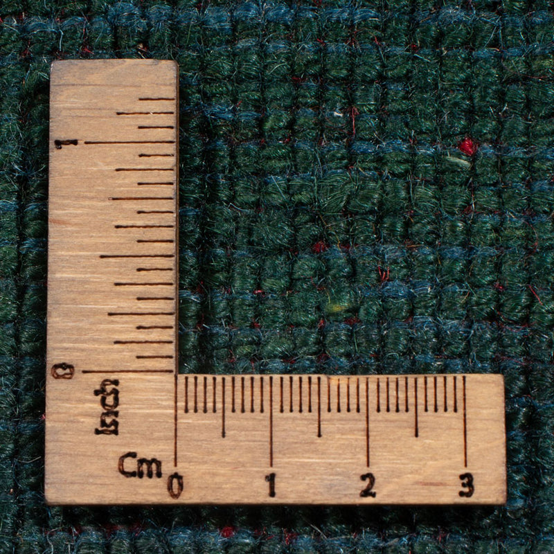 Dywan Gabbeh - perski - 175 x 122 cm - ciemna zieleń