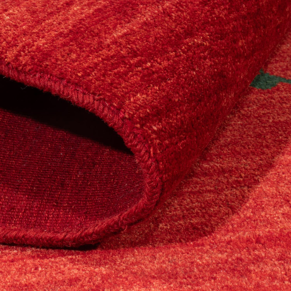 Dywan Gabbeh - perski - 180 x 122 cm - czerwony