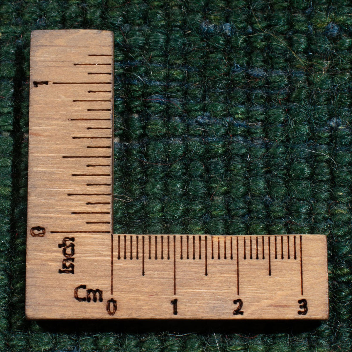 Dywan Gabbeh - perski - 183 x 115 cm - ciemna zieleń