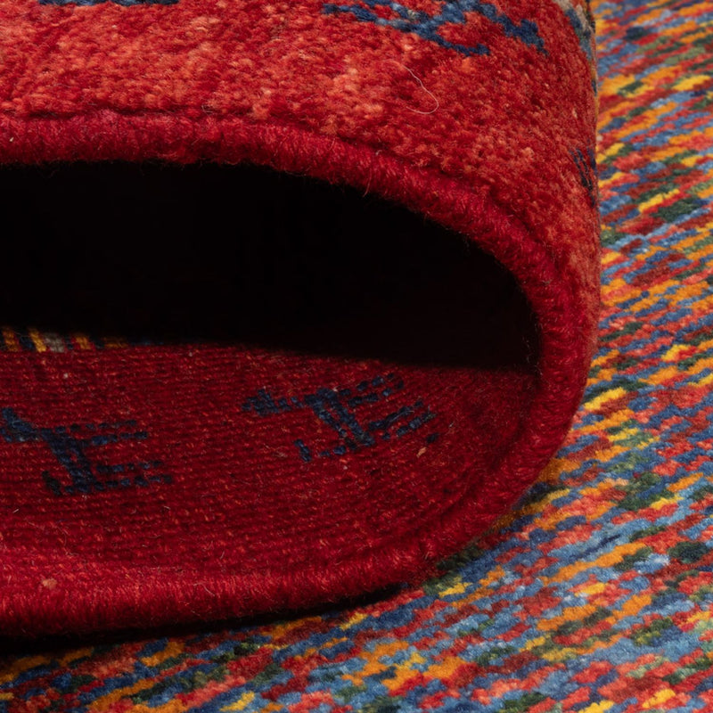 Dywan Gabbeh - perski - 147 x 100 cm - wielokolorowy