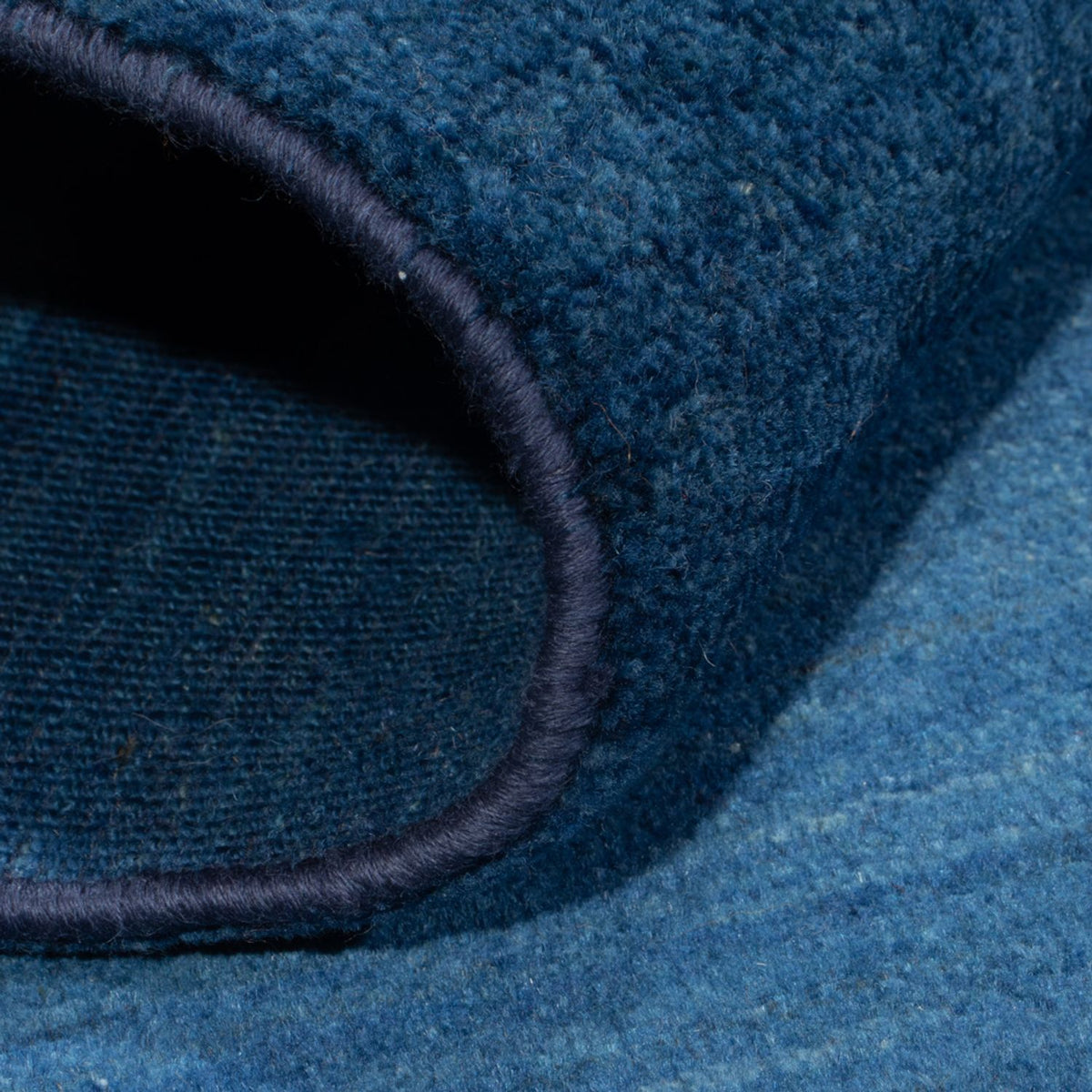 Dywan Gabbeh - perski - 160 x 107 cm - ciemnoniebieski