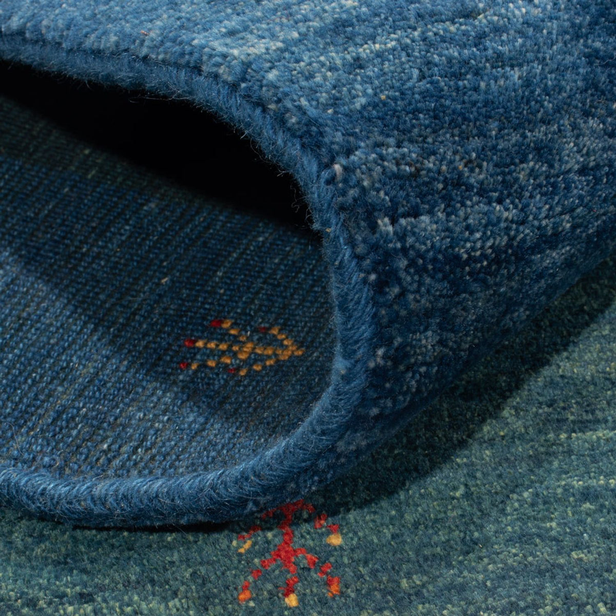 Dywan Gabbeh - perski - 153 x 102 cm - wielokolorowy