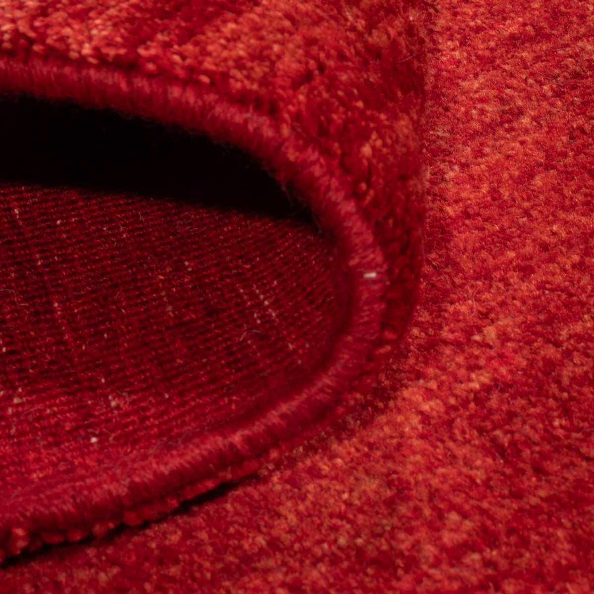 Dywan Gabbeh - perski - 130 x 100 cm - czerwony