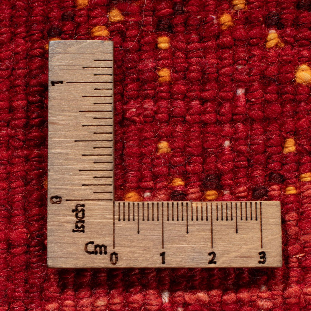 Dywan Gabbeh - perski - 144 x 104 cm - ciemna czerwień