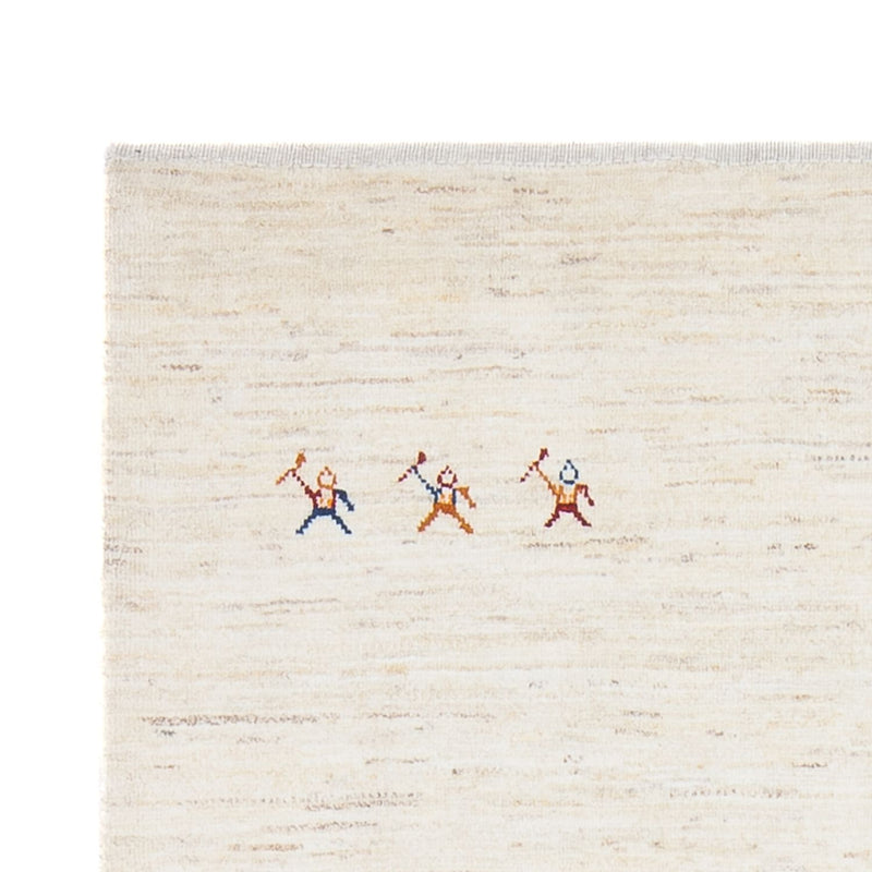 Dywan Gabbeh - perski - 189 x 122 cm - beżowy