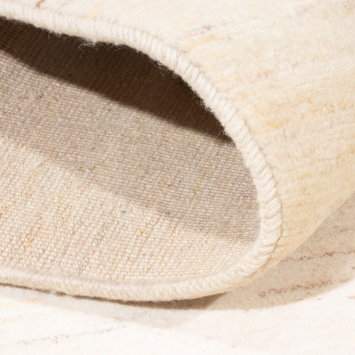 Dywan Gabbeh - perski - 189 x 122 cm - beżowy