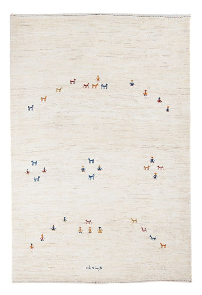 Gabbeh perski Dywan 126x178cm - Perserteppich Wollteppich