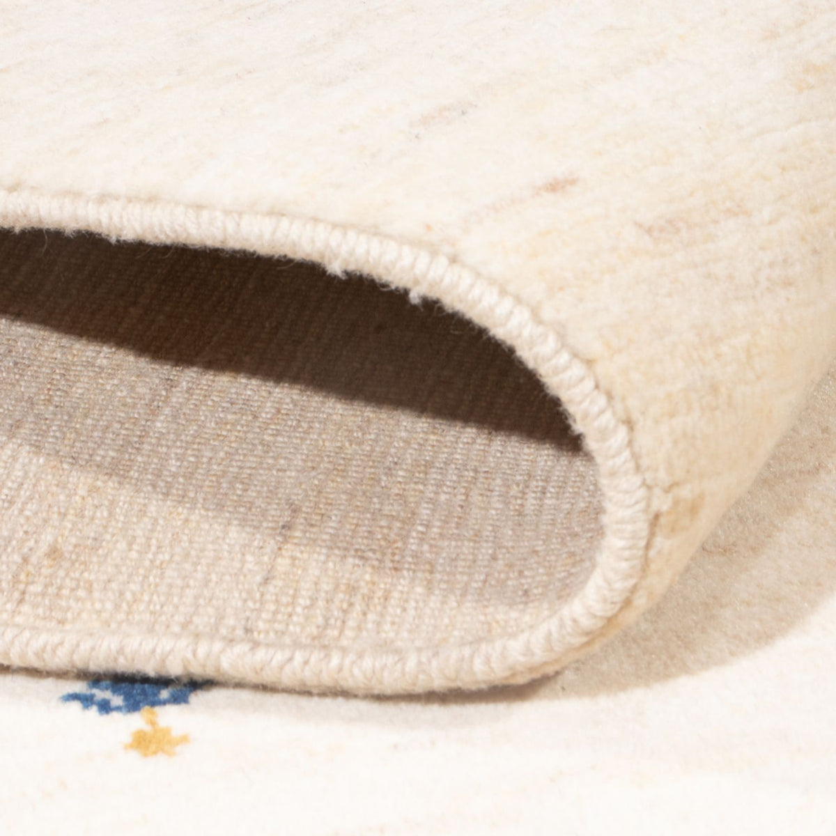 Dywan Gabbeh - perski - 178 x 126 cm - beżowy