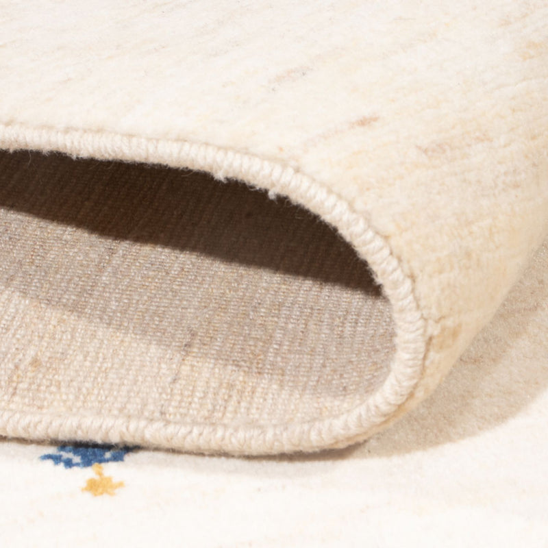 Dywan Gabbeh - perski - 178 x 126 cm - beżowy