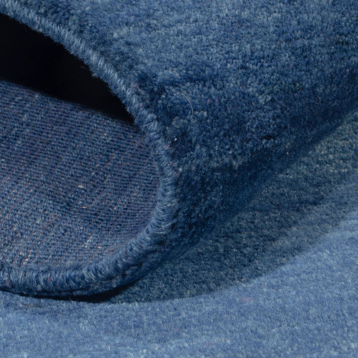 Dywan Gabbeh - perski - 184 x 122 cm - morski błękit