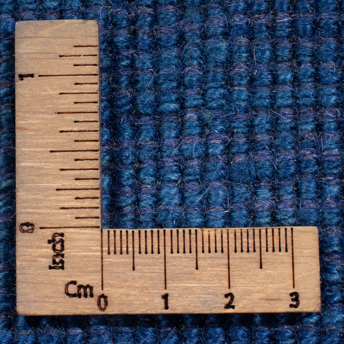 Dywan Gabbeh - perski - 184 x 122 cm - morski błękit